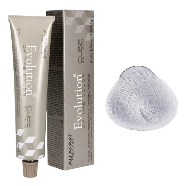 Alfaparf Evolution of the Color CUBE hajfesték - .01 60ml Soft Ash képe 1